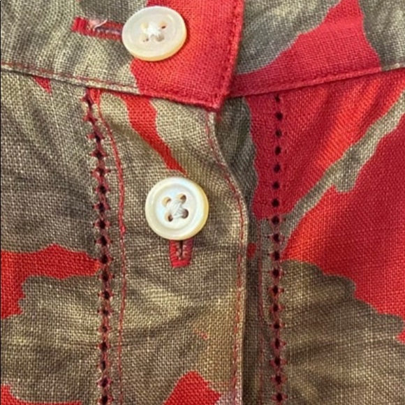 16W Vintage RALPH LAUREN Plus Linen Skirt - Picture 7 of 8